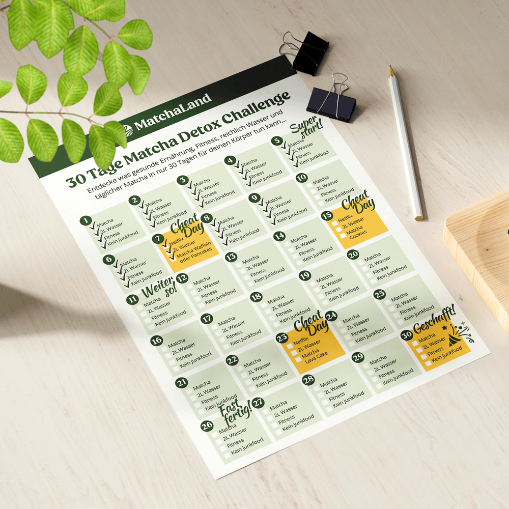 30 Tage Matcha Challenge - MatchaLand Deutschland