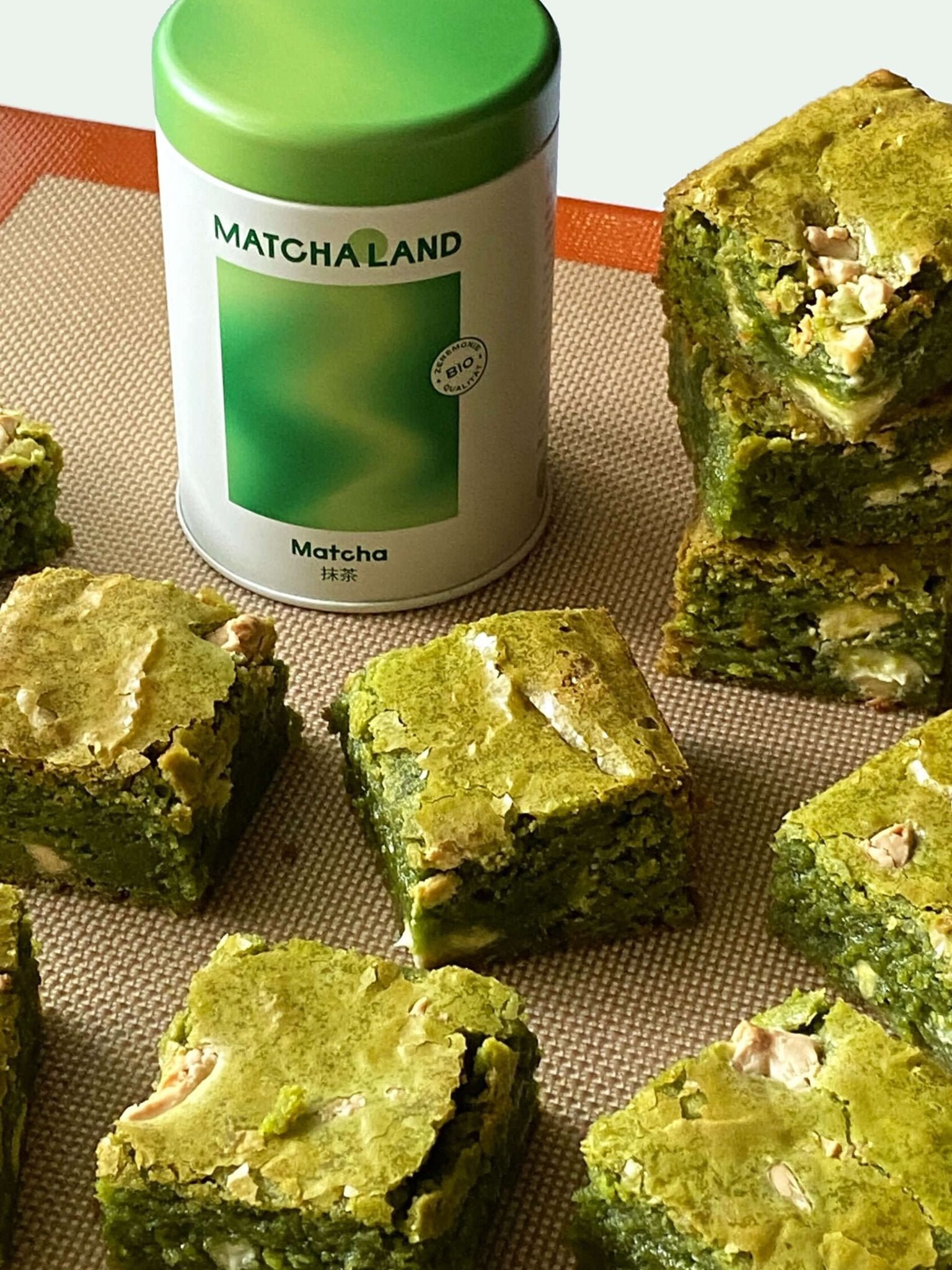 Matcha Brownies - MatchaLand Deutschland