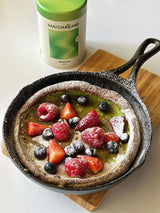 Holländischer Pfannkuchen mit Matcha