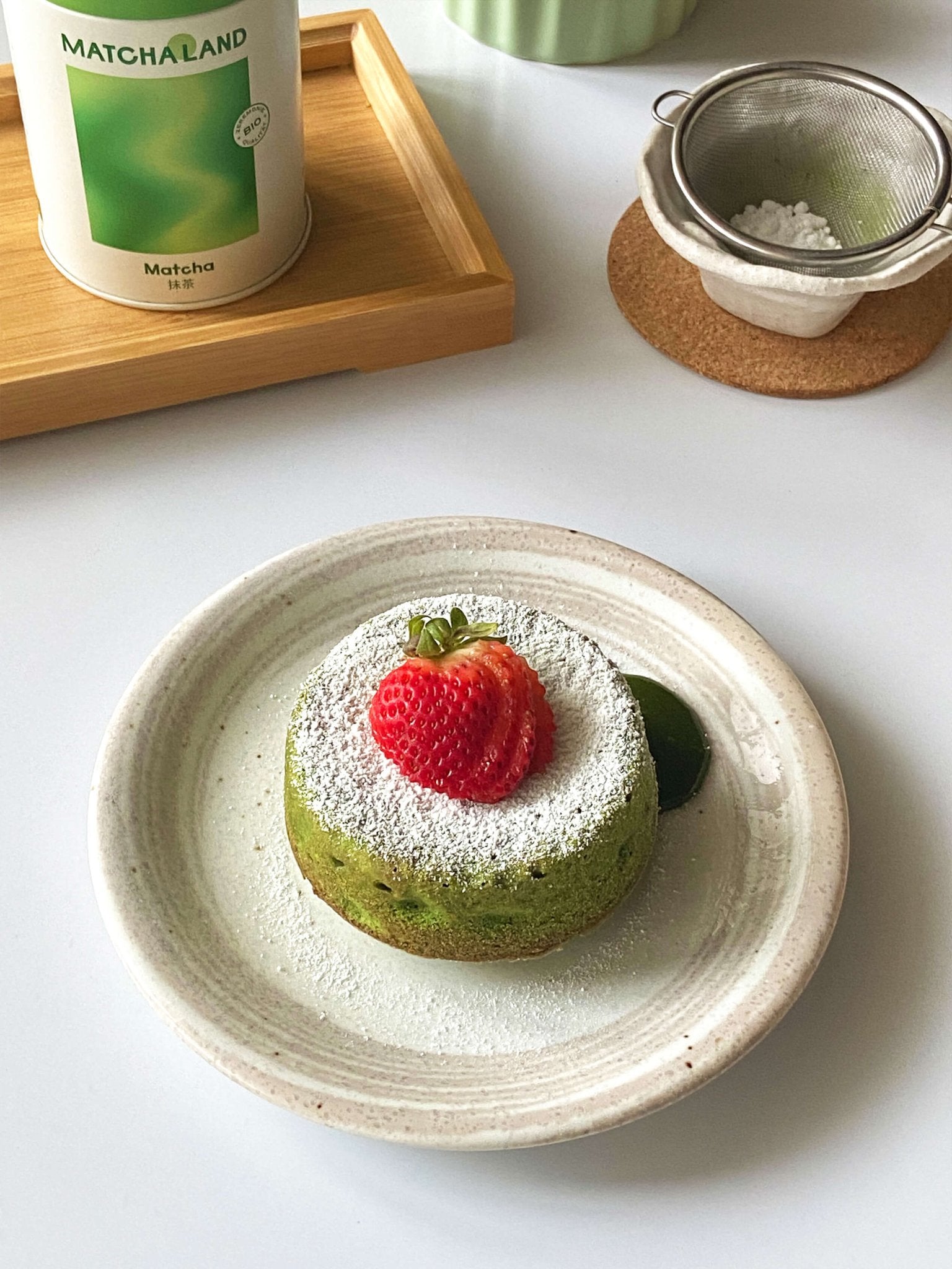Matcha Lava Cake - MatchaLand Deutschland