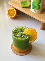 Matcha Orangensaft Rezept