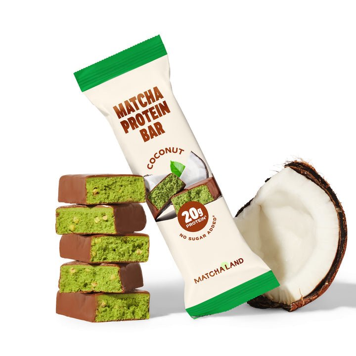 Coconut Matcha Protein Bar (12 Stk.) - MatchaLand Deutschland