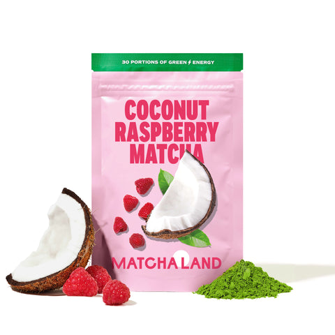 Coconut Raspberry Matcha (Zeremonie Qualität)