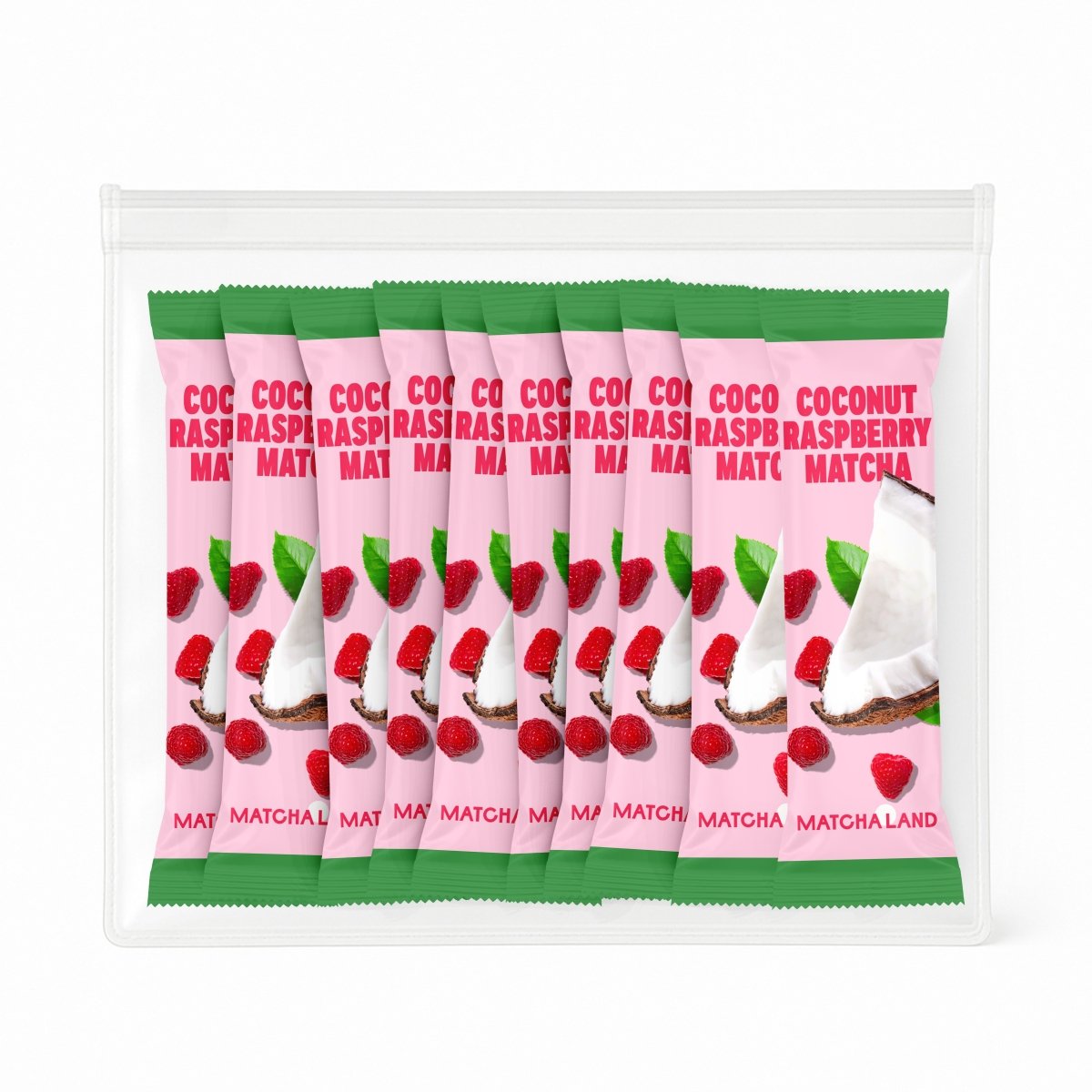 Coconut Raspberry Matcha Sachets (10er Pack) - MatchaLand Deutschland