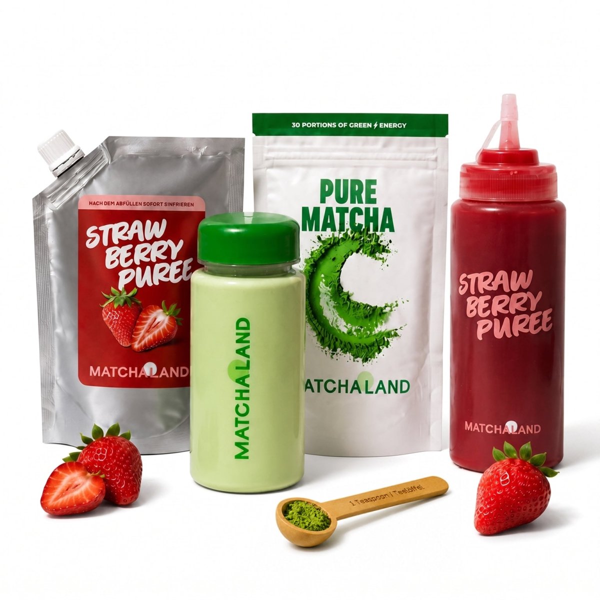 Strawberry Matcha Latte Bundle - MatchaLand Deutschland
