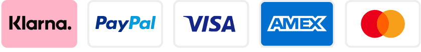 Sicher bezahlen mit Klarna, PayPal, Visa, American Express und Mastercard